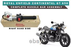 Assemblage complet du guidon droit Royal Enfield Continental GT 650