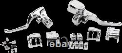 Chrome Handlebar Controls Kit Hydraulique/mécanique Harley Sportster 883 2014-19