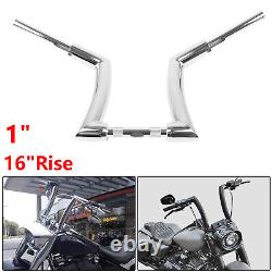 Compatible avec Harley Sportster XL883 Road Softail 16 Rise 1 Hanger Guidon