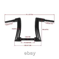 Compatible avec Harley Sportster XL883 Road Softail 16 Rise 1 Hanger Guidon