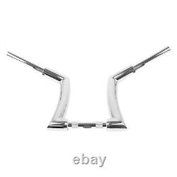 Compatible avec Harley Sportster XL883 Road Softail 16 Rise 1 Hanger Guidon