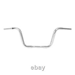 Élévation en chrome 10 pouces Ape 1-1/4 Hanger Bar Guidon Adapté pour Harley Sportster XL