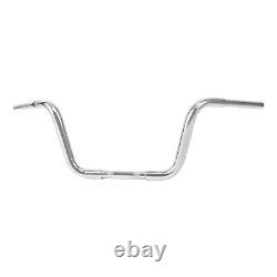 Élévation en chrome 10 pouces Ape 1-1/4 Hanger Bar Guidon Adapté pour Harley Sportster XL