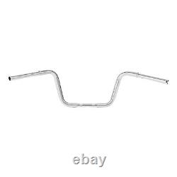 Élévation en chrome 10 pouces Ape 1-1/4 Hanger Bar Guidon Adapté pour Harley Sportster XL