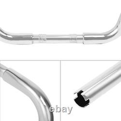 Élévation en chrome 10 pouces Ape 1-1/4 Hanger Bar Guidon Adapté pour Harley Sportster XL