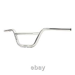 Guidon Burly Scrambler BAR, Cross Handlebars 1, Chrome, pour Harley Davidson