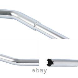 Guidon Chrome 1-1/4 1.25'' Adapté pour les modèles Harley Softail Dyna TBW