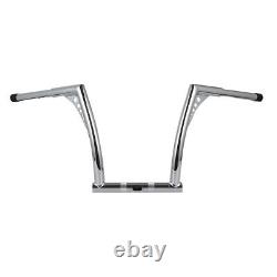 Guidon Chrome 14 Rise 1-1/4 Adapté pour Harley Dyna Street Fat Bob Low Rider US