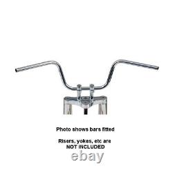 Guidon HARLEY 10 Ape Hanger 1 pouce (25mm) de diamètre Chrome Dimpled P224981