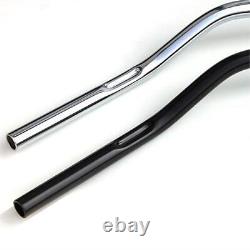 Guidon LSL Old Style en pouces, chrome en acier pour Harley XL 1200C Custom 2011