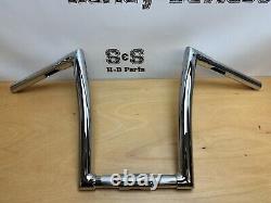 Guidon de barre de strip de cycle de Todd pour Harley-Davidson SPRINGER Chrome TD-SPR-10C