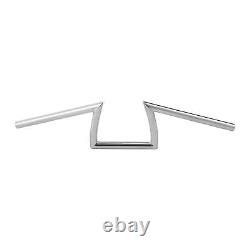 Guidon en chrome 1' Z Bars adapté pour Harley Sportster XL883 XL1200 Custom Chopper