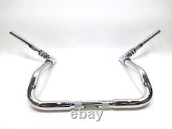 Guidons modulaires de moto Harley Batwing Demon's Cycle 16 Chrome Horns