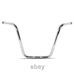 Poignée Fat Ape Hanger Classic 18 Pour Harley Dyna Wide Glide Chrome