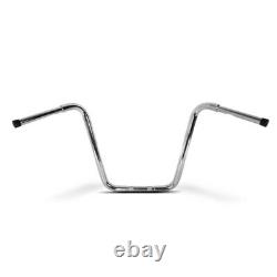 Poignée Fat Ape Hanger Classic 18 Pour Harley Dyna Wide Glide Chrome