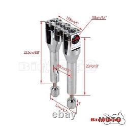 Pour Harley Dyna Sportster XLH883 8 Riser de Guidon 38MM Pince Modulaire Barre Dorée