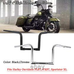 Pour les guidons Harley Sportster 1-1/4 Ape Hangers 10 Rise Fat MINI Ape Bar